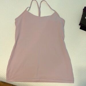 Lululemon Athletica Pink Fitted Sleeveless Camisole